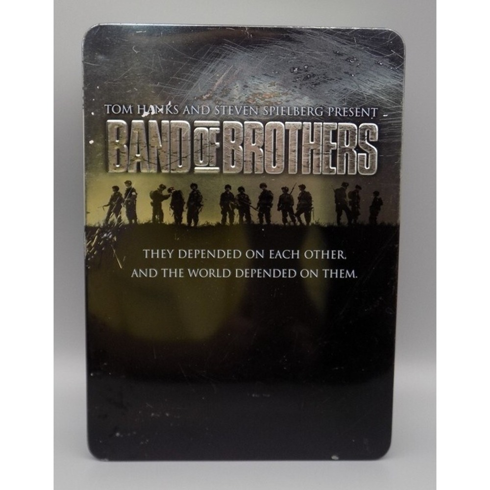 Band Of Brothers 6 DVD Series Metal Tin Box Set In Tom Hanks Spielberg HBO